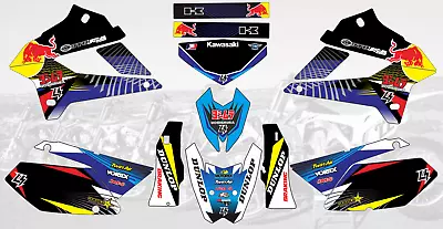 N 113 Motocross Mx Graphics Decals Stickers For Kawasaki Klx250 D-tracker • $89