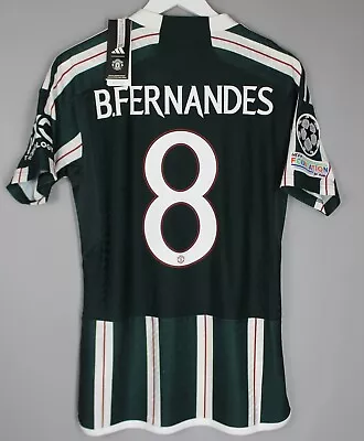Manchester United 2023 2024 Away Authentic Player Issue Jersey #8 B. Fernandes • $157.49