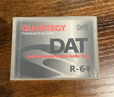 Quantegy Professional Studio Series DAT R-64 Master Digital Audio Tape Brand New • $12.98