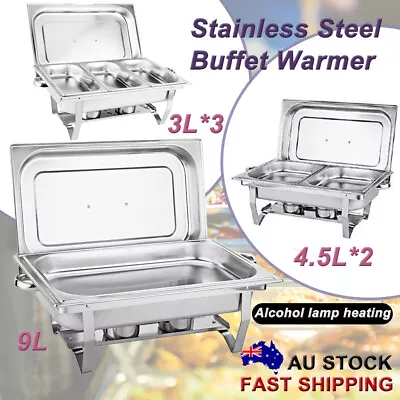 9L 304 Insulated Food Warmer Bain Marie Food Warmer Buffet Warmer Chafing Dish • $40.95