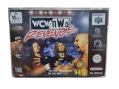 WCW NWO Revenge (Boxed) CIB - Nintendo 64 - N64 - VGC - Fast & Free Postage WWF • $99.50