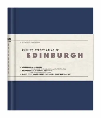 Philip's Street Atlas Of Edinburgh: De Luxe Edition Leopardskin Pattern (City St • £3.72