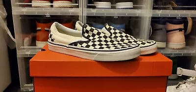 Vans Classic Slip-On Checkerboard (Size US10) Skate Era Authentic • $60
