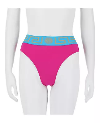Versace Womens Greca Border High Waist Bikini Bottoms • $71.99