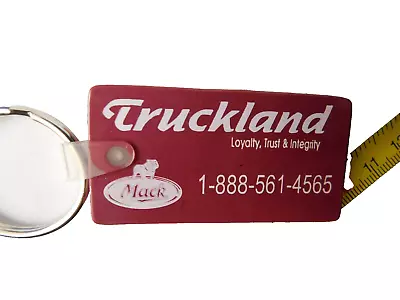 Mack Trucks Dealer  Vintage Keychain Fob Adertising Truck Land Bull Dog Logo • $9.99