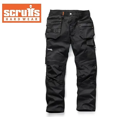 £37.25 • Buy Scruffs TRADE FLEX Slim Fit Work Trousers Black  , Hard Wearing Slim Fitting