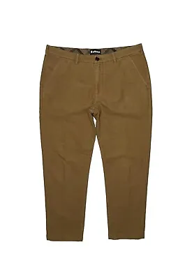 Barbour Men’s (38x30) Moleskin Brown Tan Soft Comfort Preppy Dress Pants EUC • $59.99