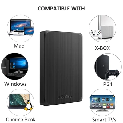 500GB 750GB 1TB 2TB USB 3.0 External Hard Drive Portable File/Game/Video Storage • £13.99