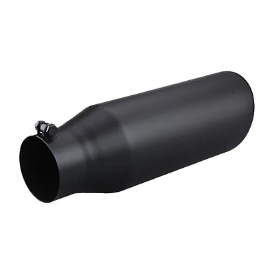 4  To 6  Diesel Truck Tailtip Rolled Angle Cut Exhaust Tip 18 Long Muffler Tip • $48