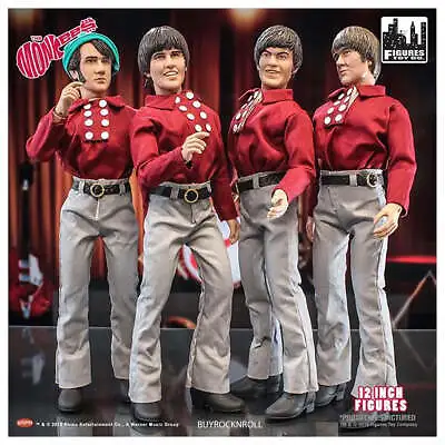 NEW-The Monkees Collectible 2015 Figures Toy Company Retro Red Suit 12  Doll Set • $295