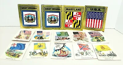  Vintage 1970s Gold US State Decals And Stickers National Flag Foundation  • $14.99