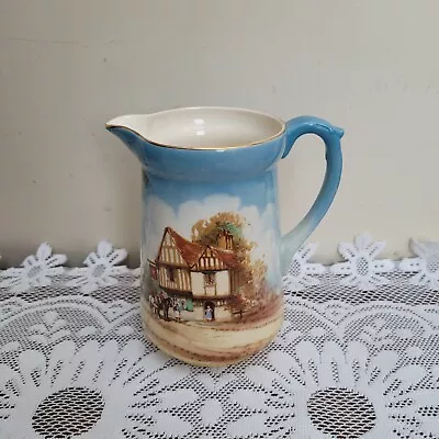 Falcon Ware T.Lawrence Jug/Pitcher 5030 English Inn Scene 6 3/4  • £10