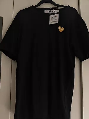 £26 • Buy Comme Des Garçons Play CDG Black T-shirt Large