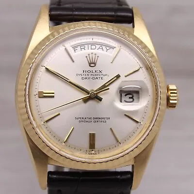 Vintage 1967 Rolex Day Date 1803 Mens 18k Yellow Gold Automatic Watch President • $8499.99