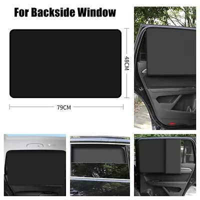 2Pcs Of Magnetic Car Backside Window Sun Shade (JS13.1) UV Protection Curtain OZ • $9.95