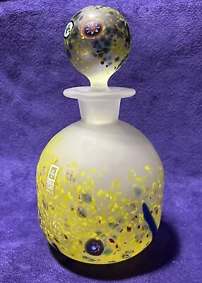 Vintage Mdina Art Glass Perfume Scent Bottle Signed 6.75  • $29.99