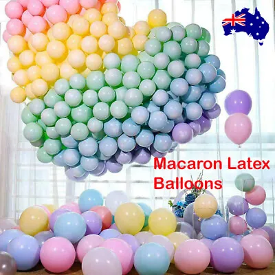 $7.99 • Buy 13cm 30cm Latex Helium Macaron Party Balloons Decor AU 5pc 10pc 20pc 50pc