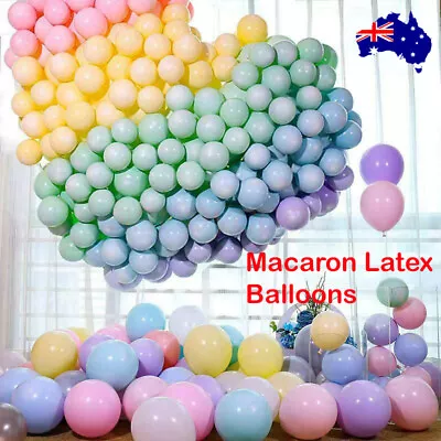 $7.99 • Buy 13cm 30cm Latex Helium Macaron Party Balloons Decor AU 5pc 10pc 20pc 50pc
