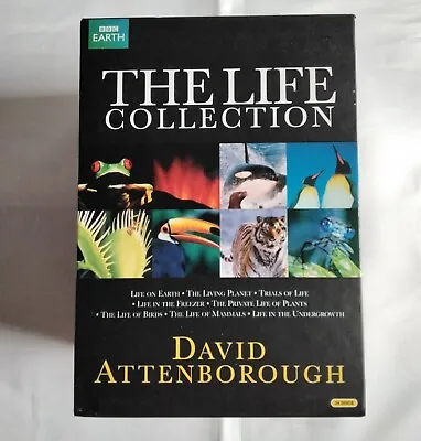 THE LIFE COLLECTION DVD Box Set Region 2 + 4 David Attenborough • £15