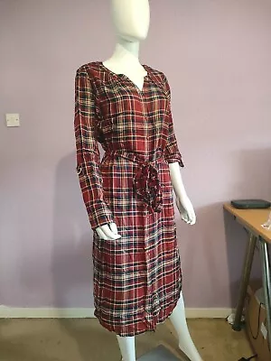 Bonprix Tartan Shirt Dress - Size 28 - BNWOT - RRP £35 • £16