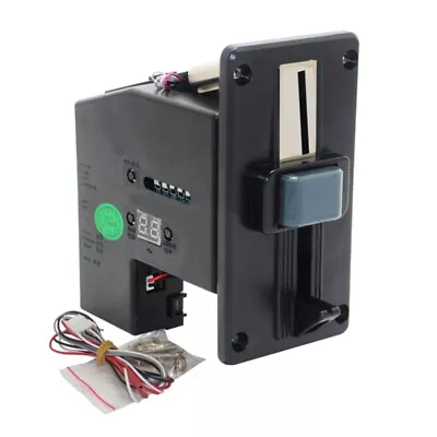 Multi Coin Acceptor Coin Pusher Memory For Vending Machine Arcade Game Ticket • £18.22