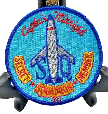 Rare Vintage NEW 1989 - CAPTAIN MIDNIGHT  Secret Squadron Member - Iron-On Patch • $12.99