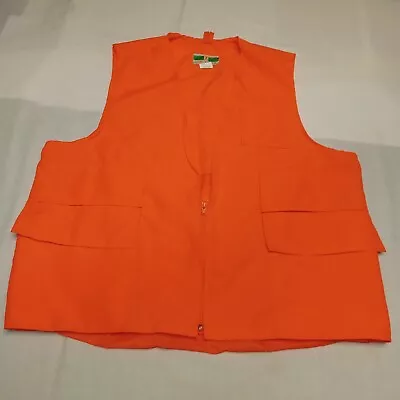 Game Winner Hunting Shooting Vest Blaze Orange Mens XL/2XL 22123 HI-VIS  • $16.97