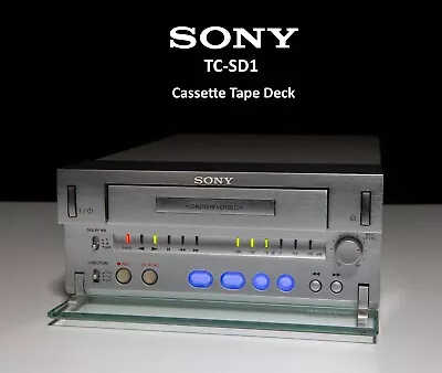 Sony TC-SD1 Compact Slim Cassette Tape Deck Dolby NR B / C VGC • £75