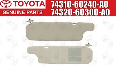 Toyota OEM Visor Assy RH & LH Set For Land Cruiser BJ FJ FJZ HZJ LJ PZJ RJ • $85