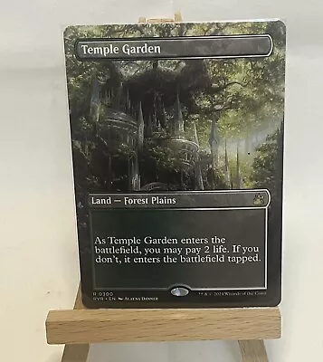 Temple Garden Borderless RVR NM MTG • $16