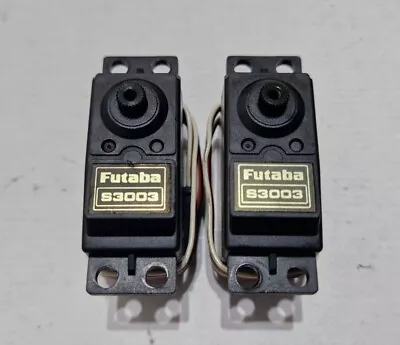 Futaba S3003 Servo Set 1/10 1/8 Scale Nitro/Electric RC Car Fits Tamiya & Acoms • £18