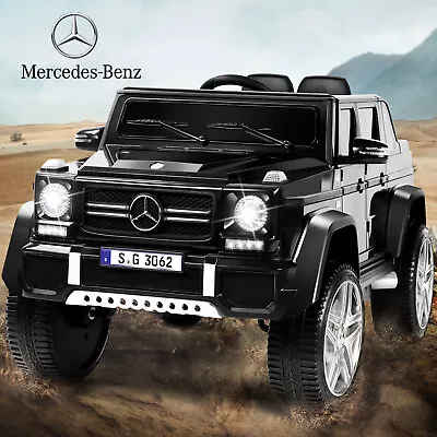 12V Battery Mercedes-Benz Kids Black Ride On Car Toys Truck W/ MusicLEDRemote • $179.99