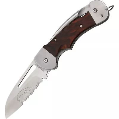 Myerchin WF300P Hardwood Sheepsfoot & Marlin Spike Folding Knife • $80.75