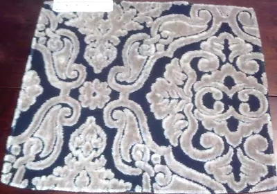 DESIGNERS GUILD Fabric REMNANT - FLORAVANT I- CUT VELVET WOVEN - ITALY  $366yd • $13.99