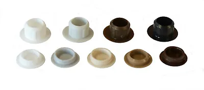 * 10mm Plastic Press In Push-Fit Screw Hole Covers Caps For 10mmØ Holes * • £1.99