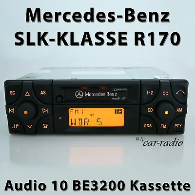 Genuine Mercedes R170 Radio Audio 10 BE3200 Becker Cassette Radio SLK-Class • $222.30