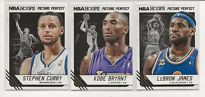 2014-15 NBA Hoops Picture Perfect Lot LeBron James Kobe Bryant Stephen Curry • $3.38