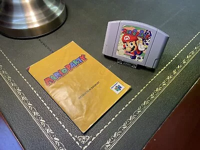 Authentic N64 MARIO PARTY Game Cartridge & Booklet Nintendo 64 AUS Version PAL • $149