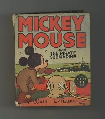 Mickey Mouse And The Pirate Submarine #1463 VG 4.0 1939 • $18.50