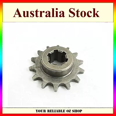 14T Tooth Front Chain Sprocket Pinion T8F 33/43/49cc Mini Pocket Dirt Bike ATV • $8.99