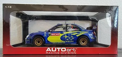 AutoArt Rare 1/18 Subaru WRC 2004 P. Solberg Rally Japan • $245