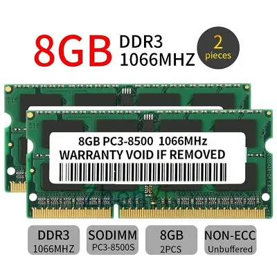 16GB 2x 8GB PC3-8500 1067MHz Memory Apple MacBook Pro Mid 2010 IMac Mac MINI AB • $49.99