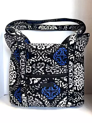 Vera Bradley Villager Tote Retired (2013) Canterberry Cobalt 12 X 14 X4 EUC! • $29.99