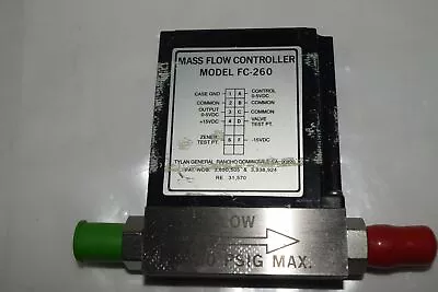 ^^ Tylan Fc-260 20 Sccm H2 Gas Mass Flow Controller (lq75) • $56.25