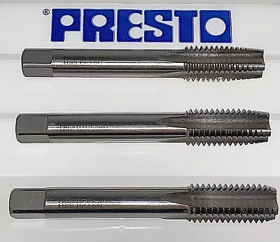 £5 • Buy Presto HSS Metric Coarse Machine Hand Taps M2-30, Taper, Second & Plug