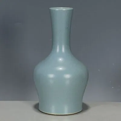 Ming Dynasty Wanli Blue Glazed Rattle Vase Monochrome Glaze Vase • £51.60
