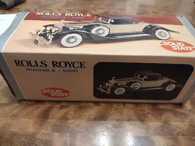 Vintage 1931 Rolls Royce Phantom II Car AM Transistor Radio-Solid State NIB • $21.50