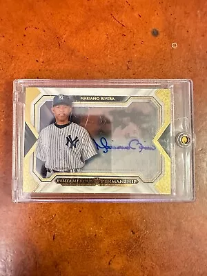 2019 Topps Five Star MARIANO RIVERA Pentamerous Penmanship On Card Auto /10 • $150