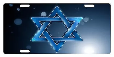 ISRAEL Custom License Plate David Jew Star Emblem  Version II • $13.41