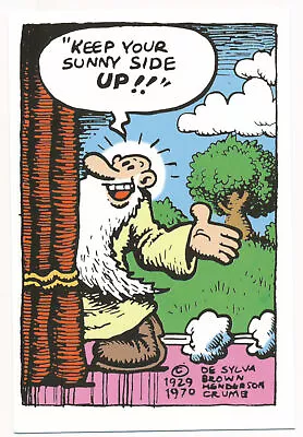 Keep Your Sunny Side Up!  Mr. Natural - R. Crumb Postcard 173 • $5.99